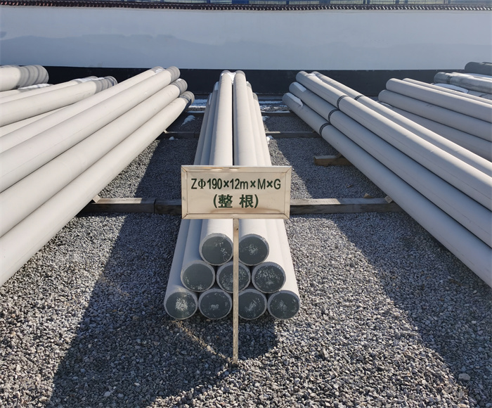 海北190×12米钢筋混凝土水泥电线杆